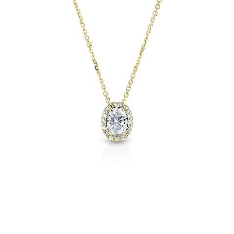 Collier CikOrefice Gioielli in Or Zircone C432BK0 - C432BK0